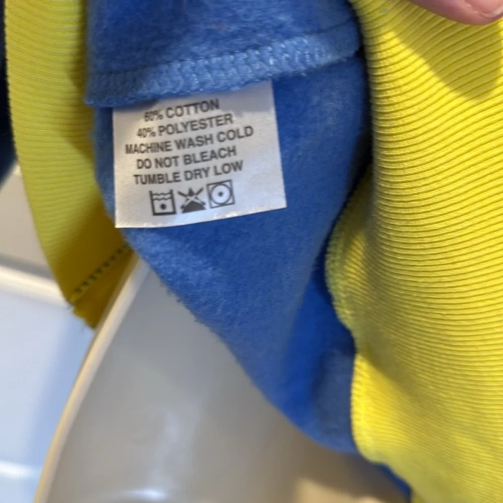 Fallout Vault 111 Hoodie Rare Promo Blue Yellow Bethesda 2015 medium